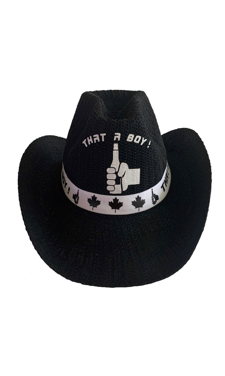 Cowboy Beer Hat (black)