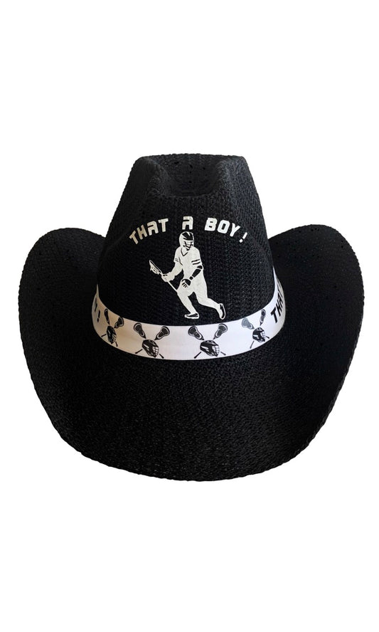 Cowboy Lacrosse Hat (Black)