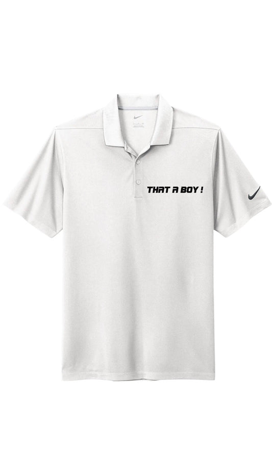 White Golf Shirt
